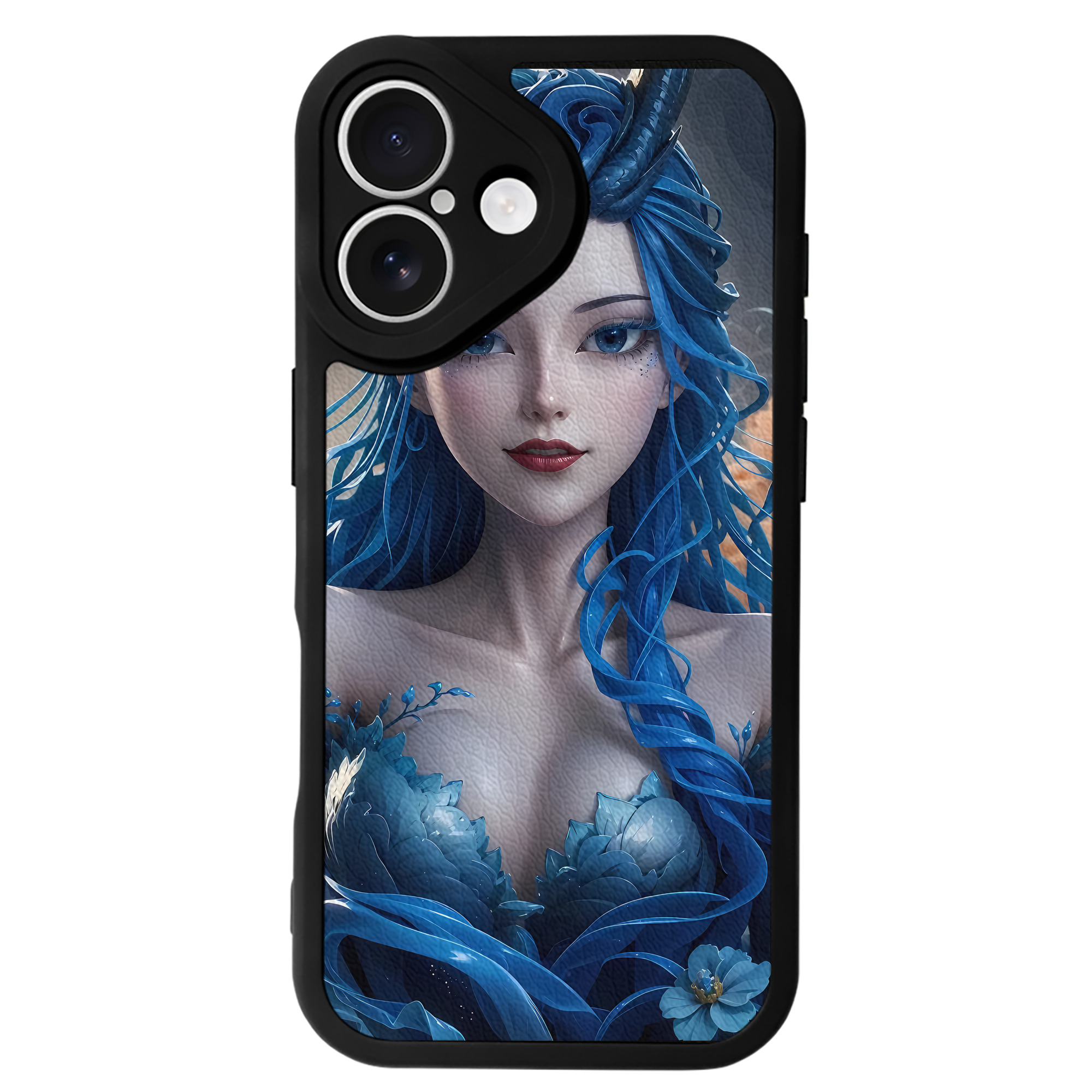 （画像用） Ne Zha 2 ナタ 魔童の大暴れ 【iPhone 16シリーズ対応】シリコンスマホケース（レザー調） 材質：シリコン